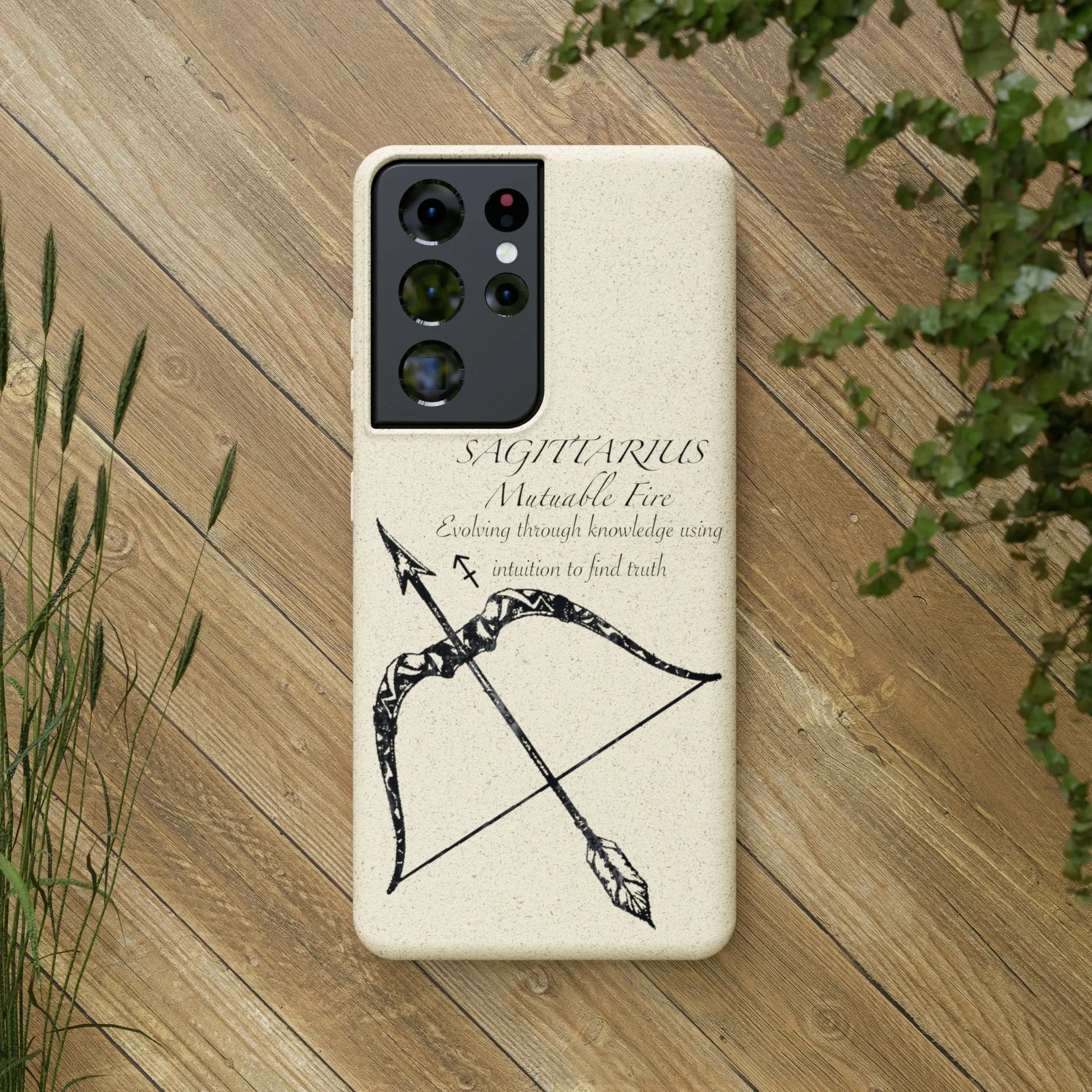 Sagittarius Zodiac Biodegradable Phone Case Printify