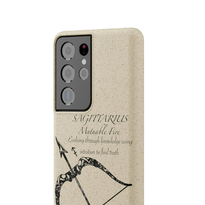 Sagittarius Zodiac Biodegradable Phone Case Printify