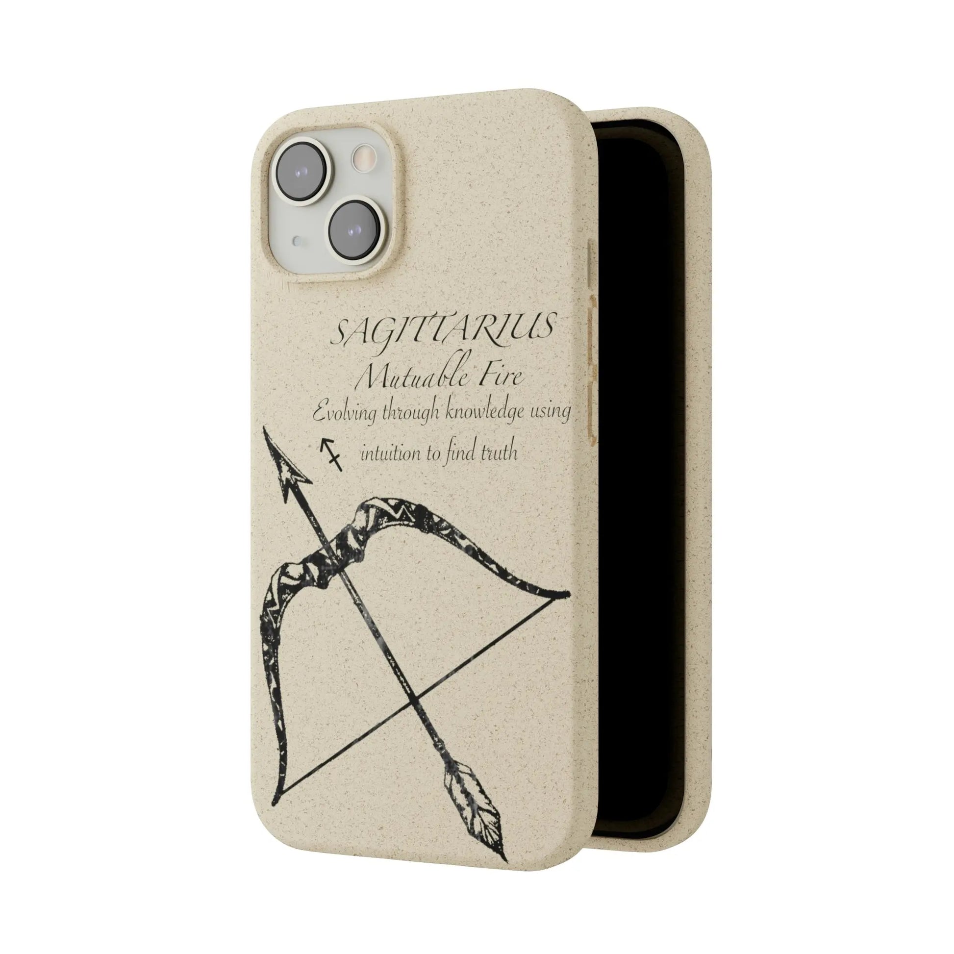 Sagittarius Zodiac Biodegradable Phone Case Printify