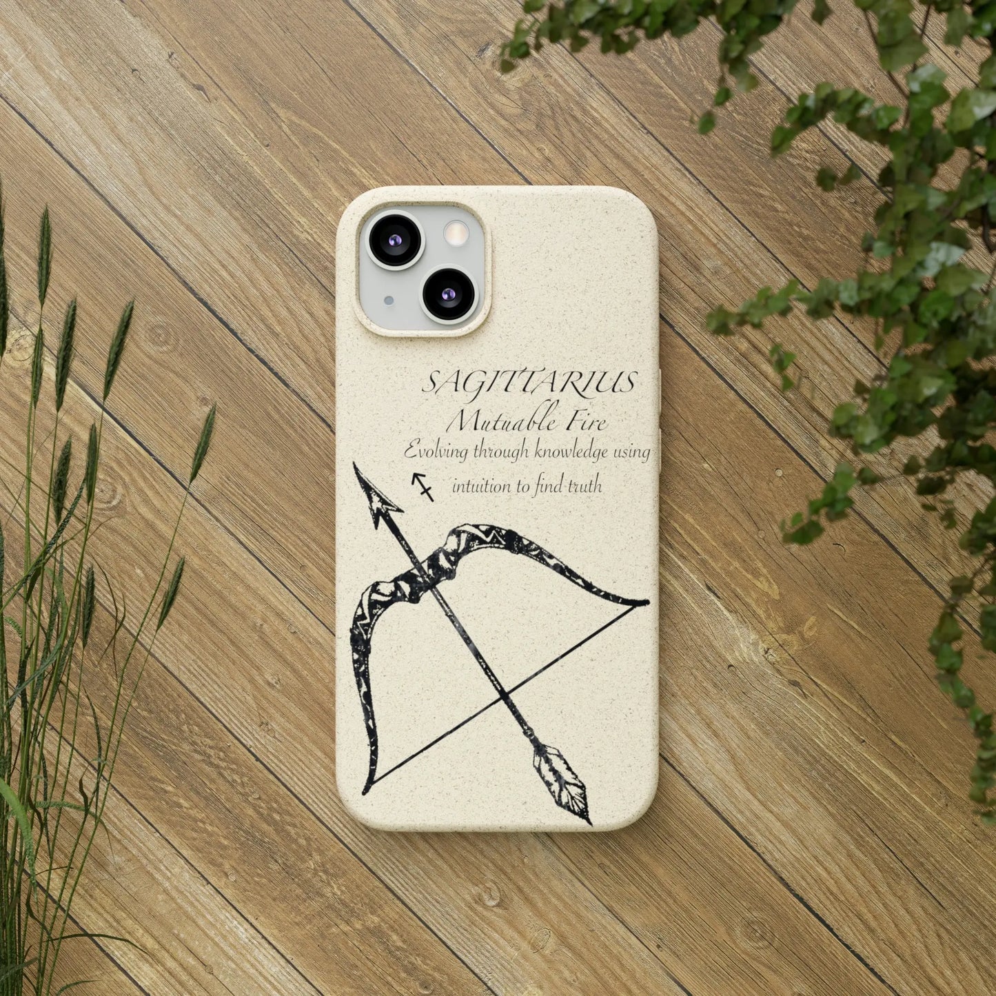 Sagittarius Zodiac Biodegradable Phone Case Printify