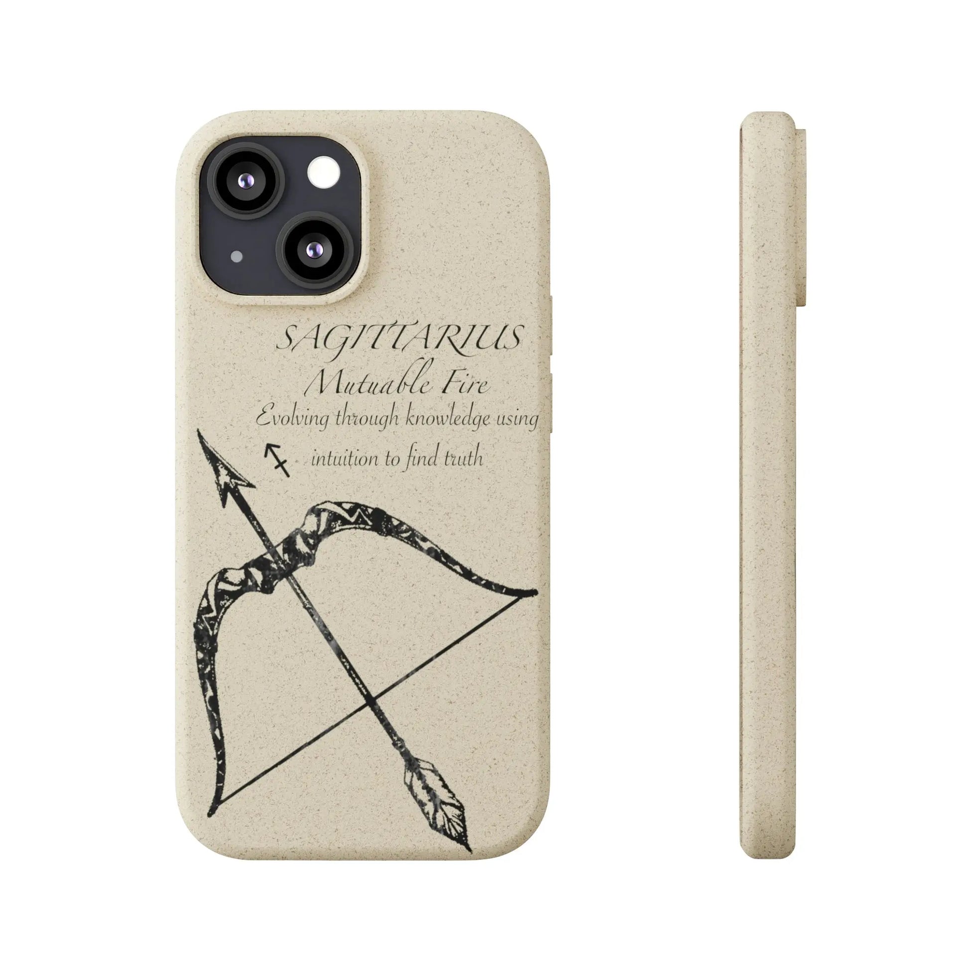 Sagittarius Zodiac Biodegradable Phone Case Printify