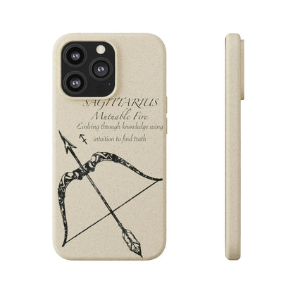 Sagittarius Zodiac Biodegradable Phone Case Printify