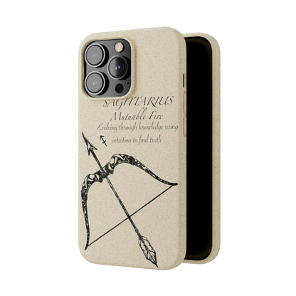 Sagittarius Zodiac Biodegradable Phone Case Printify