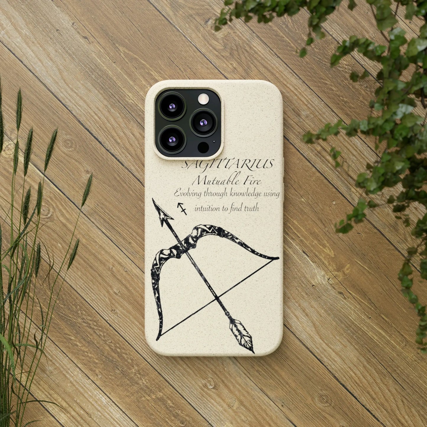 Sagittarius Zodiac Biodegradable Phone Case Printify