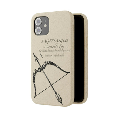 Sagittarius Zodiac Biodegradable Phone Case Printify