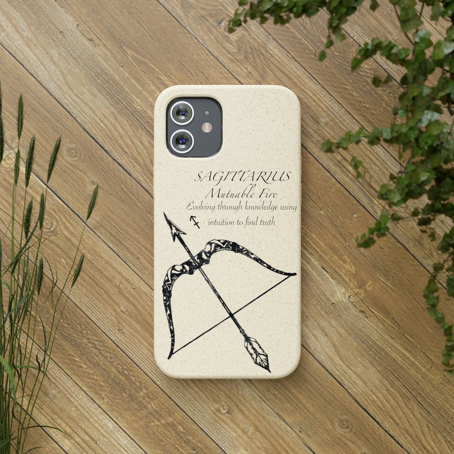 Sagittarius Zodiac Biodegradable Phone Case Printify