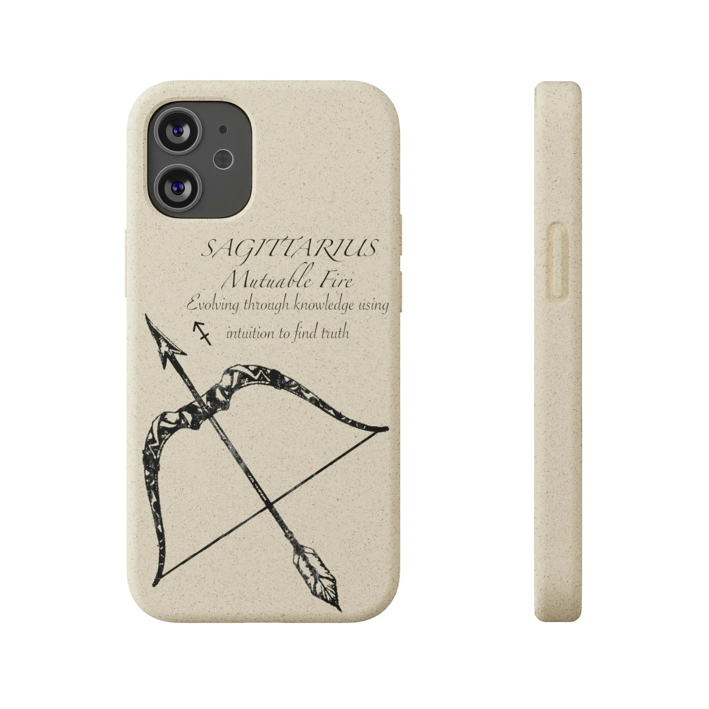 Sagittarius Zodiac Biodegradable Phone Case Printify