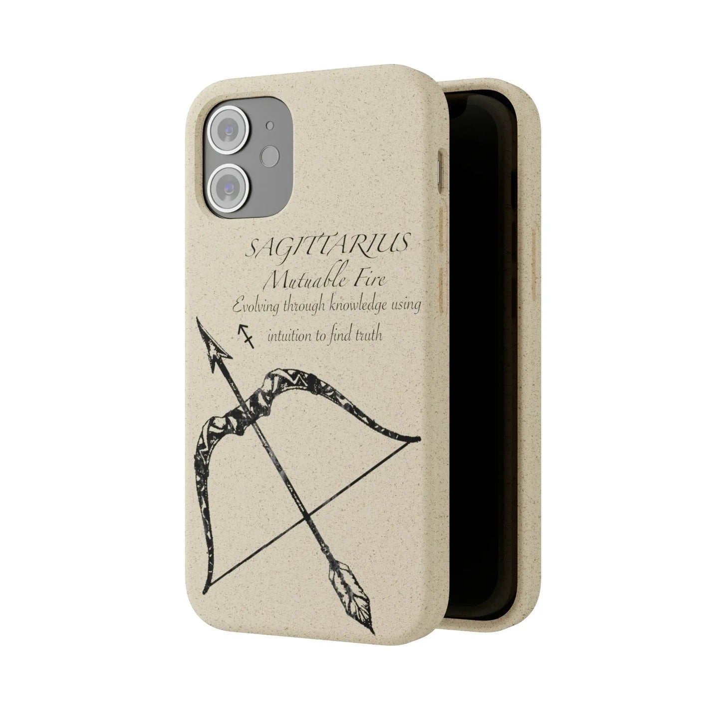 Sagittarius Zodiac Biodegradable Phone Case Printify