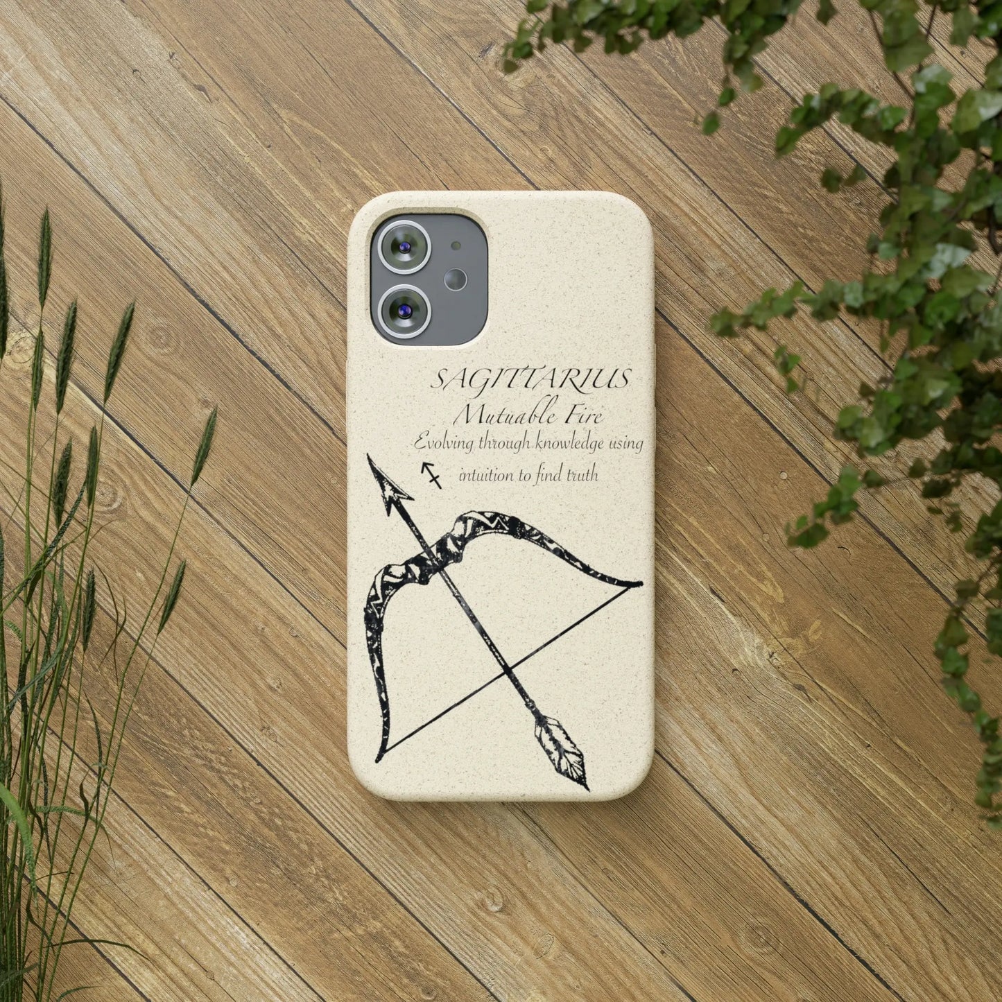 Sagittarius Zodiac Biodegradable Phone Case Printify