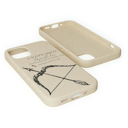 Sagittarius Zodiac Biodegradable Phone Case Printify