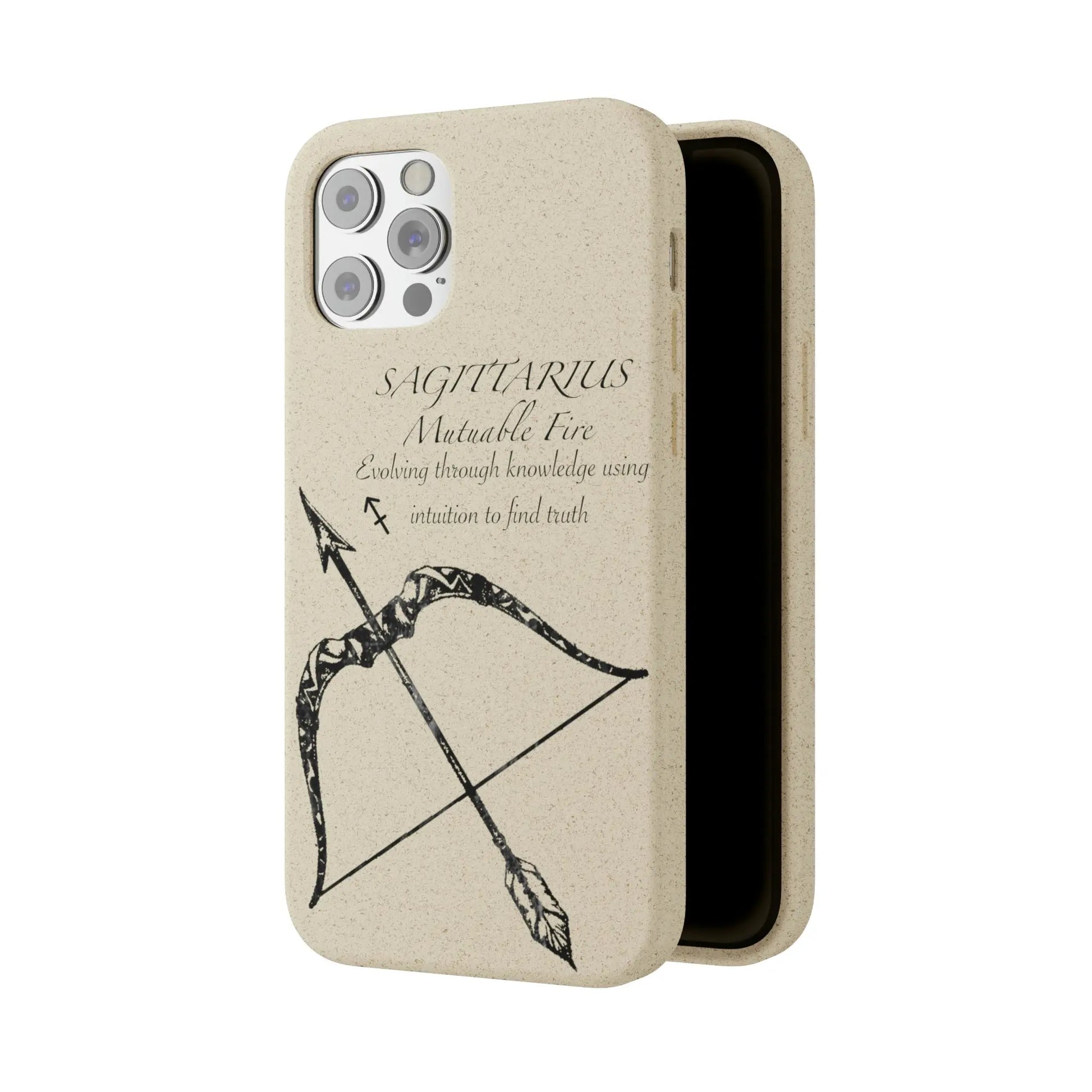 Sagittarius Zodiac Biodegradable Phone Case Printify