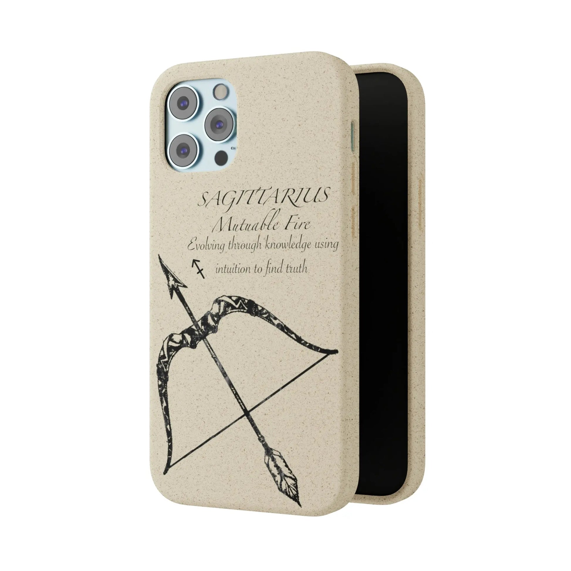 Sagittarius Zodiac Biodegradable Phone Case Printify