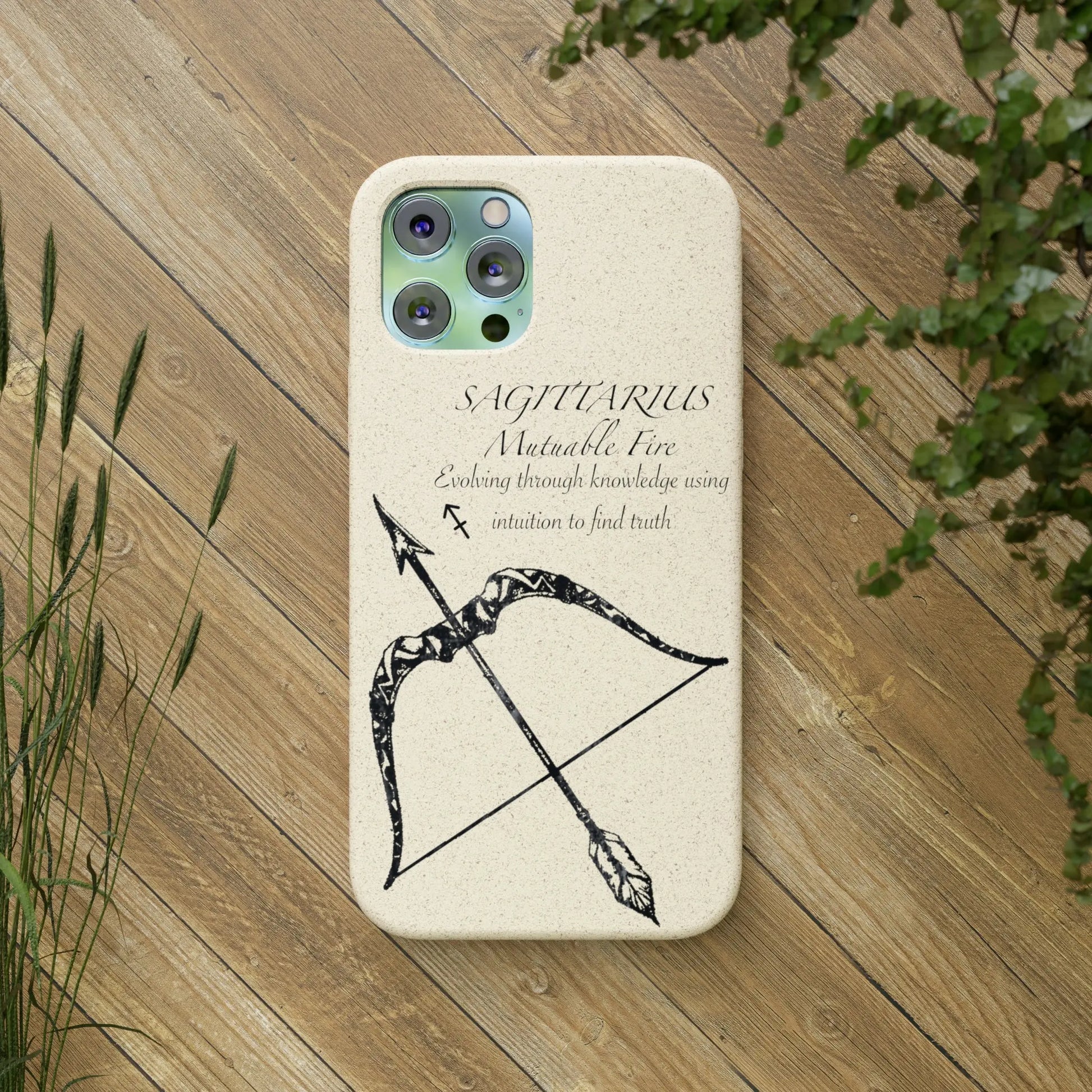 Sagittarius Zodiac Biodegradable Phone Case Printify