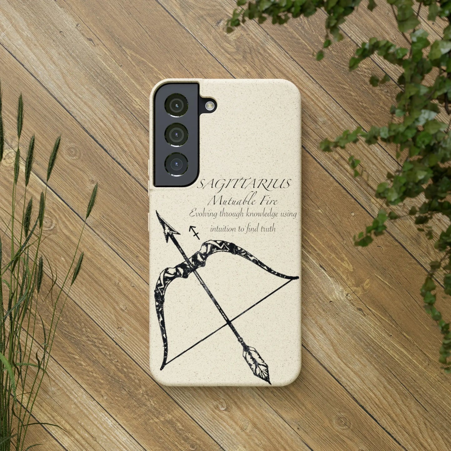 Sagittarius Zodiac Biodegradable Phone Case Printify