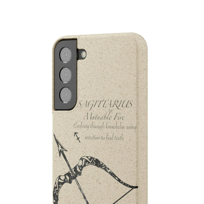 Sagittarius Zodiac Biodegradable Phone Case Printify