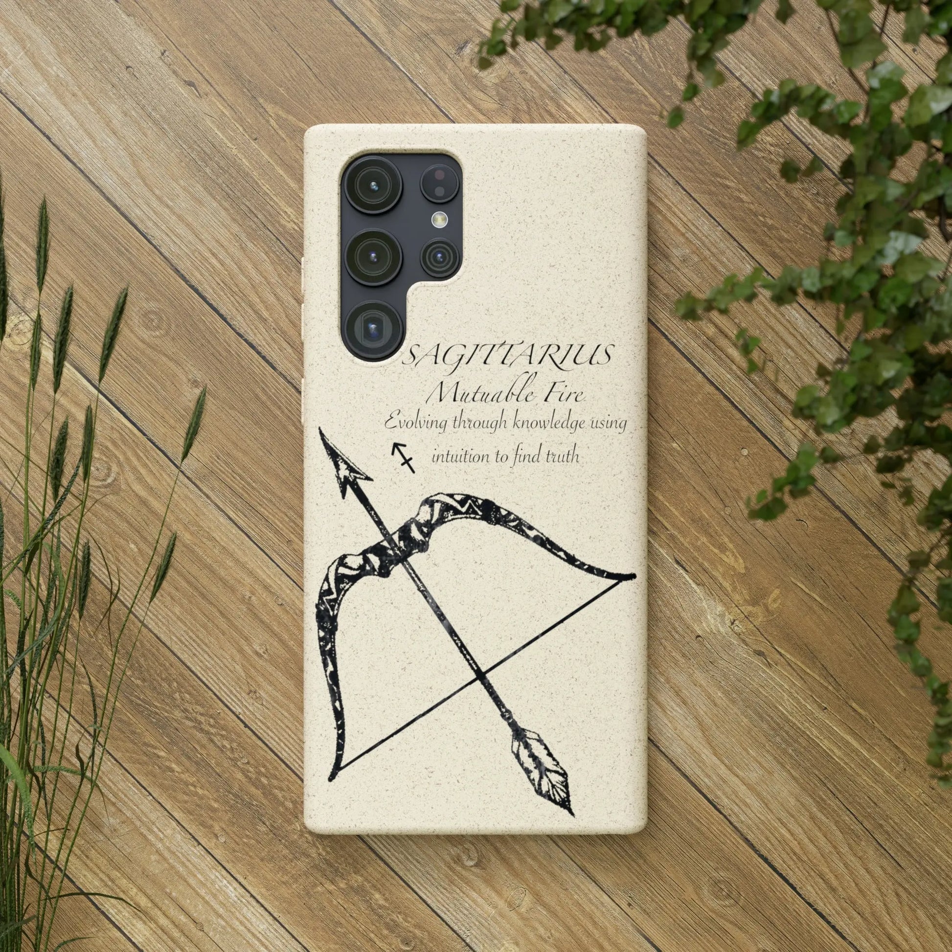 Sagittarius Zodiac Biodegradable Phone Case Printify