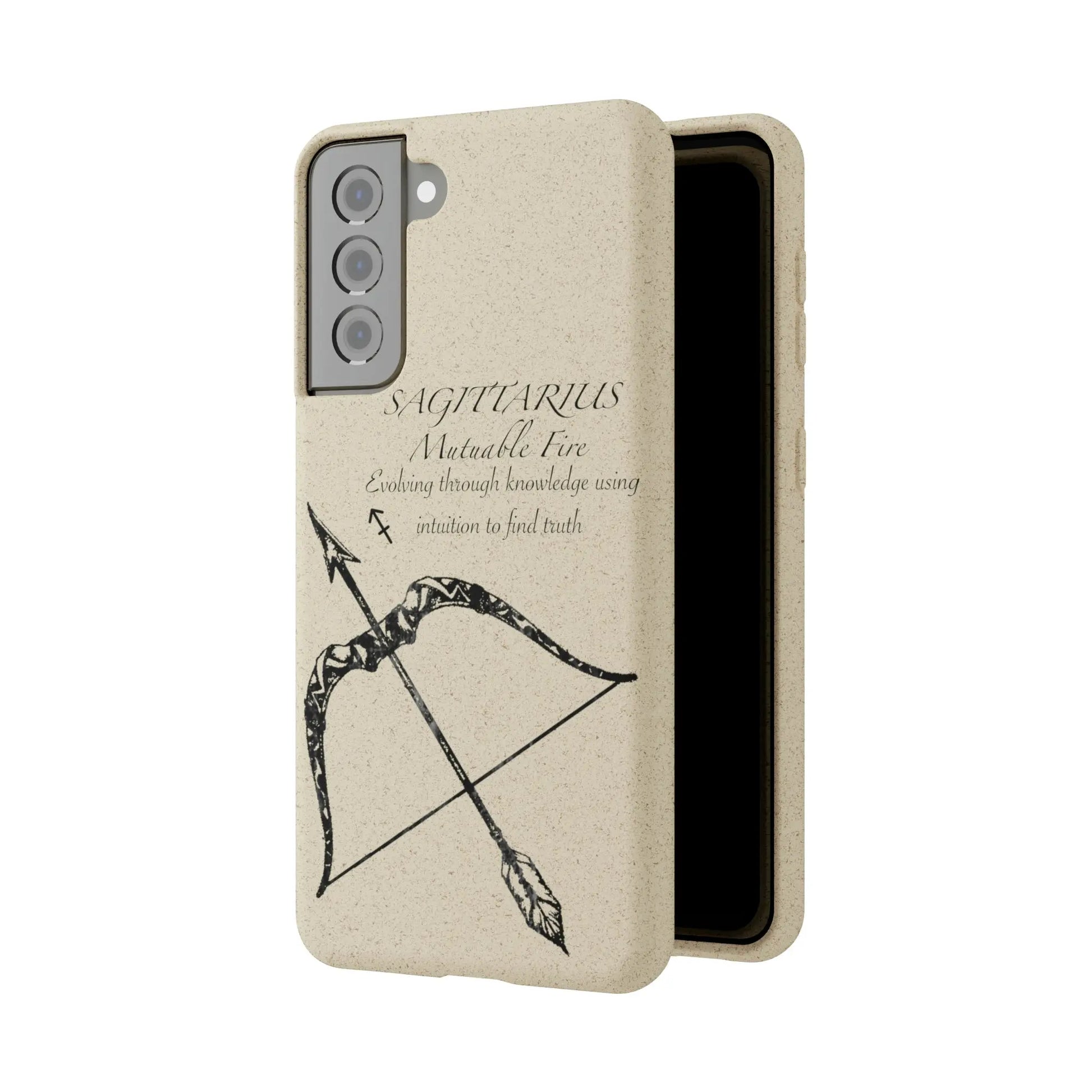 Sagittarius Zodiac Biodegradable Phone Case Printify