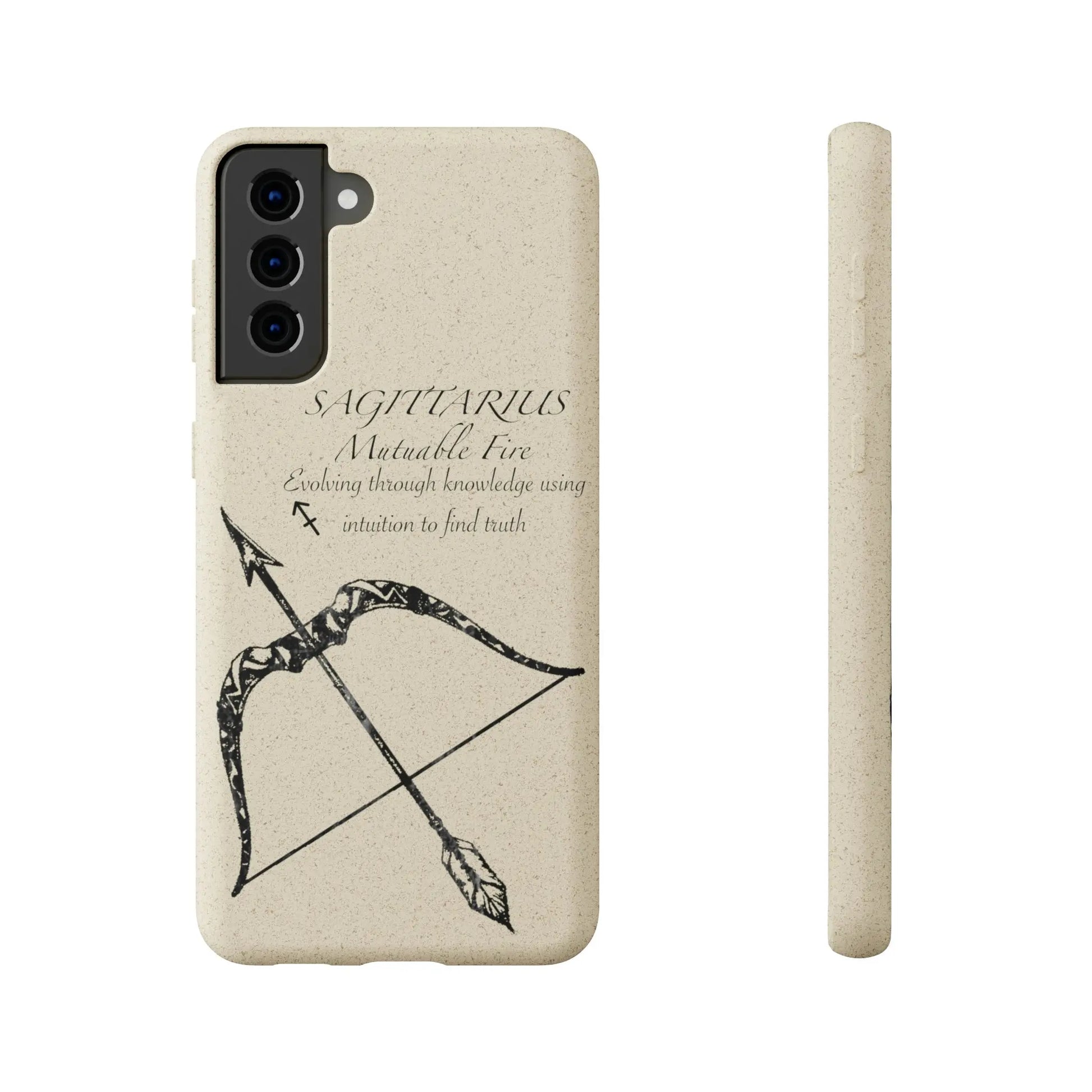 Sagittarius Zodiac Biodegradable Phone Case Printify