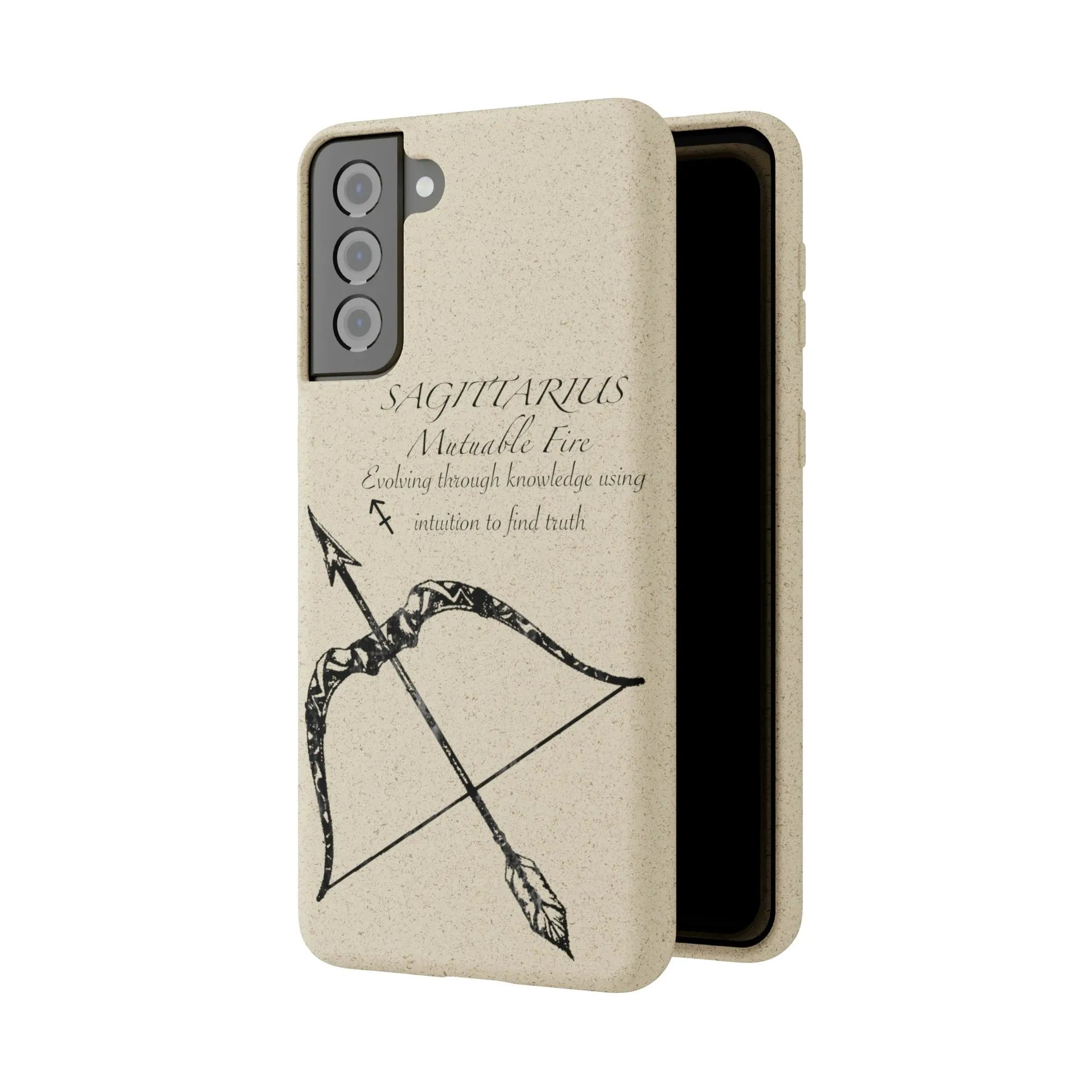 Sagittarius Zodiac Biodegradable Phone Case Printify