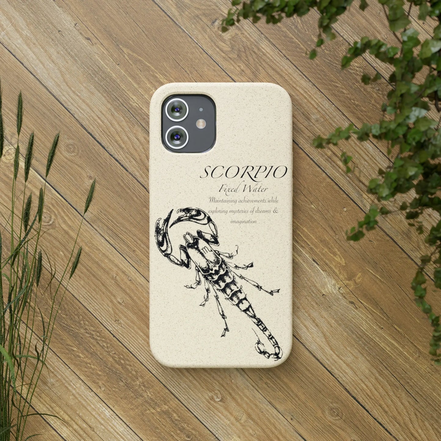 Scorpio Biodegradable Phone Case Printify