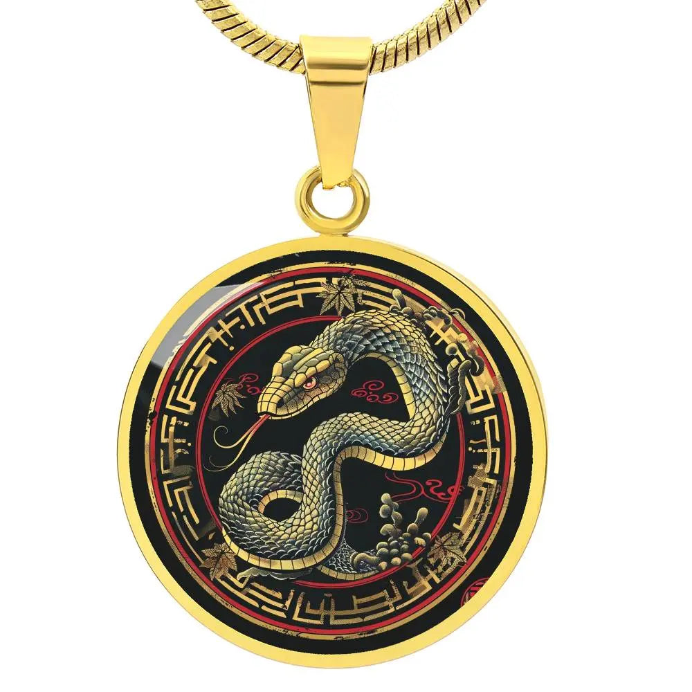 Snake Chinese Zodiac Necklace ShineOn Fulfillment