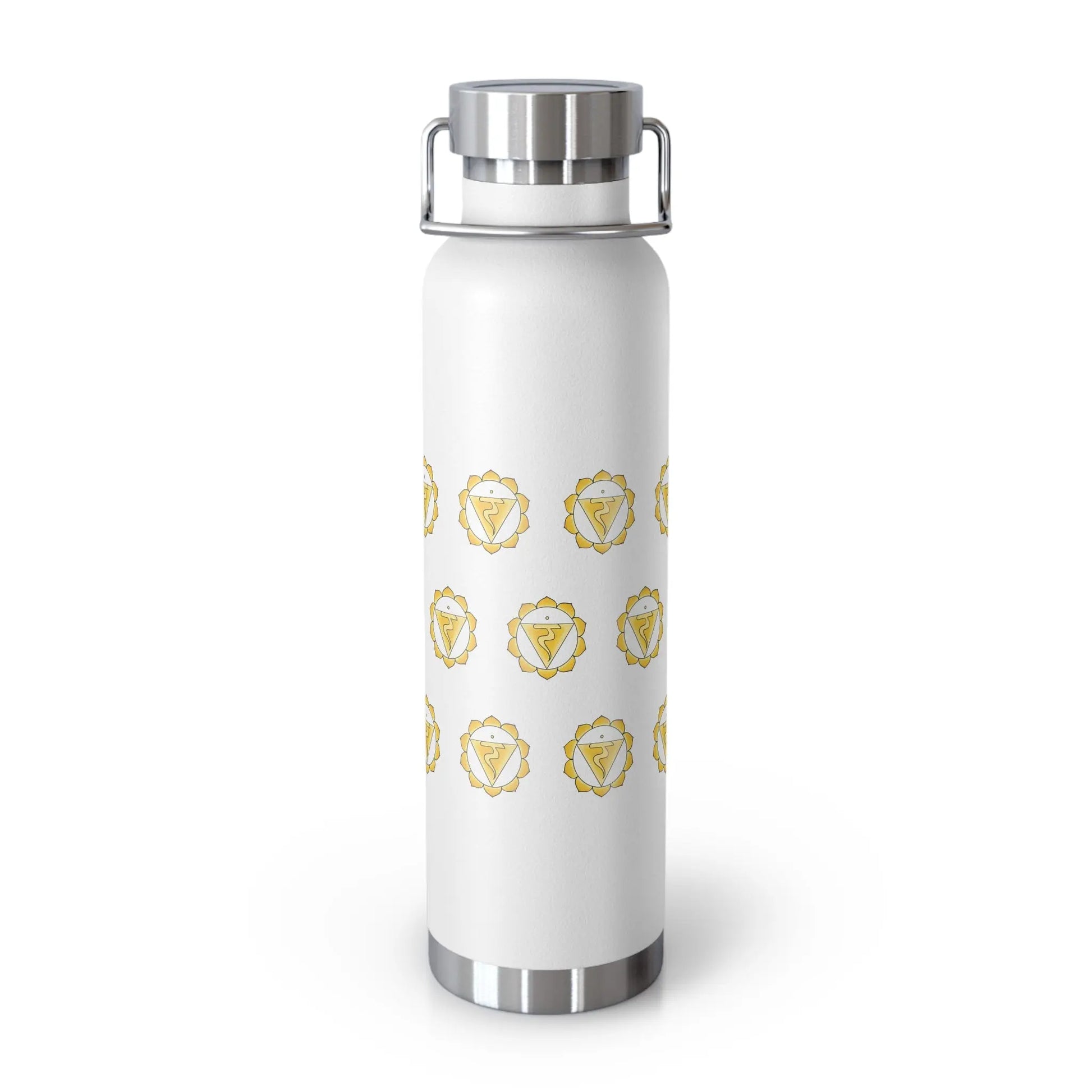 Solar Plexus Chakra Copper Vacuum Insulated Bottle, 22oz Printify