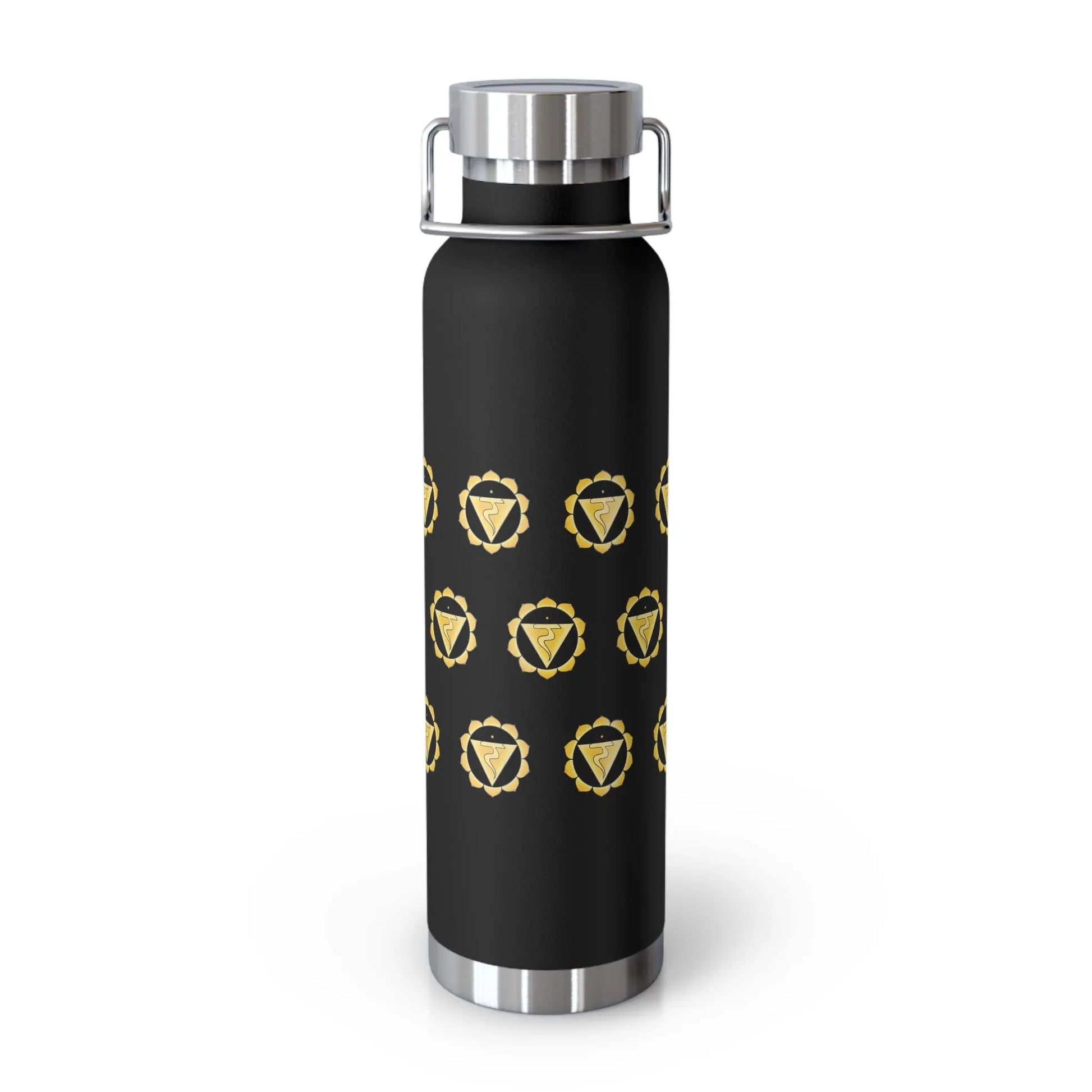 Solar Plexus Chakra Copper Vacuum Insulated Bottle, 22oz Printify