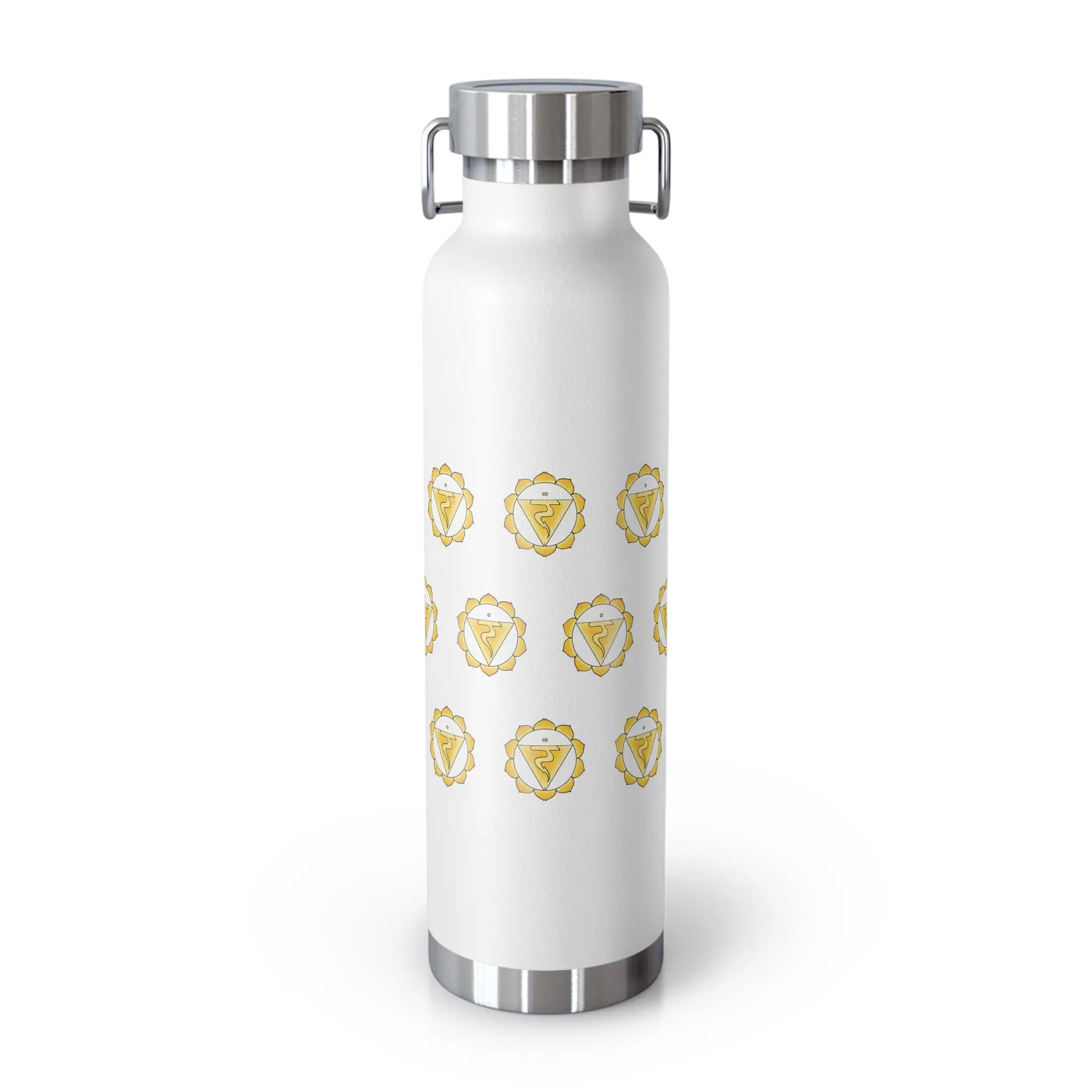 Solar Plexus Chakra Copper Vacuum Insulated Bottle, 22oz Printify