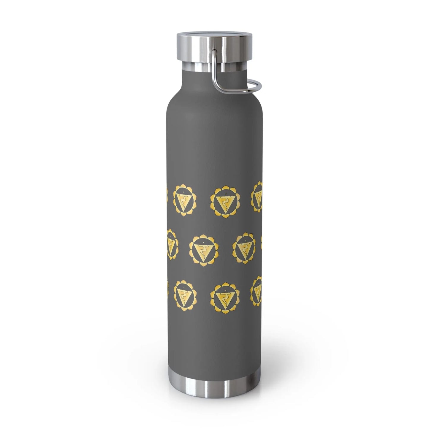 Solar Plexus Chakra Copper Vacuum Insulated Bottle, 22oz Printify