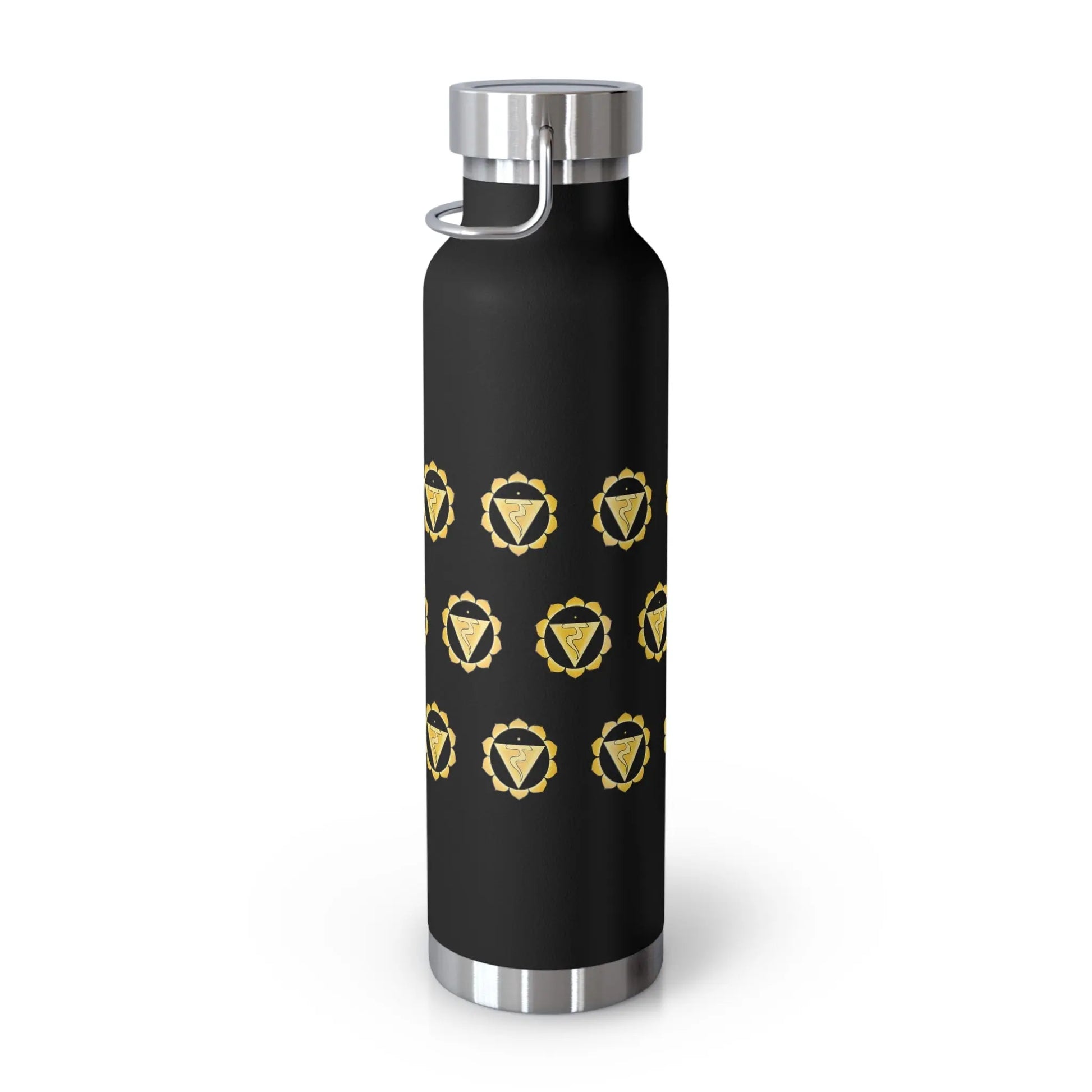 Solar Plexus Chakra Copper Vacuum Insulated Bottle, 22oz Printify