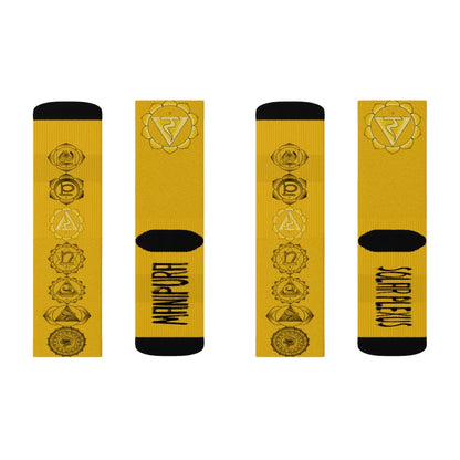 Solar Plexus Chakra Socks Printify