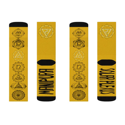 Solar Plexus Chakra Socks Printify