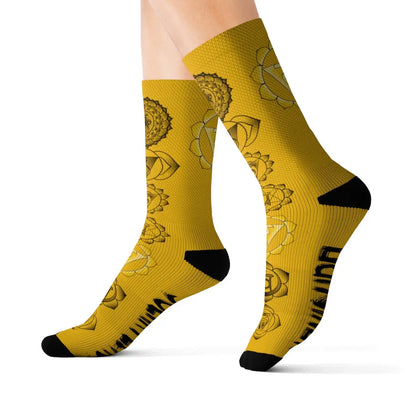 Solar Plexus Chakra Socks Printify