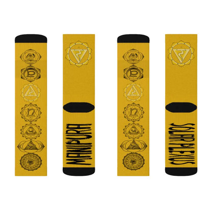 Solar Plexus Chakra Socks Printify