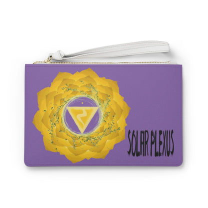 Solar Plexus Vegan Leather Clutch Purse Printify