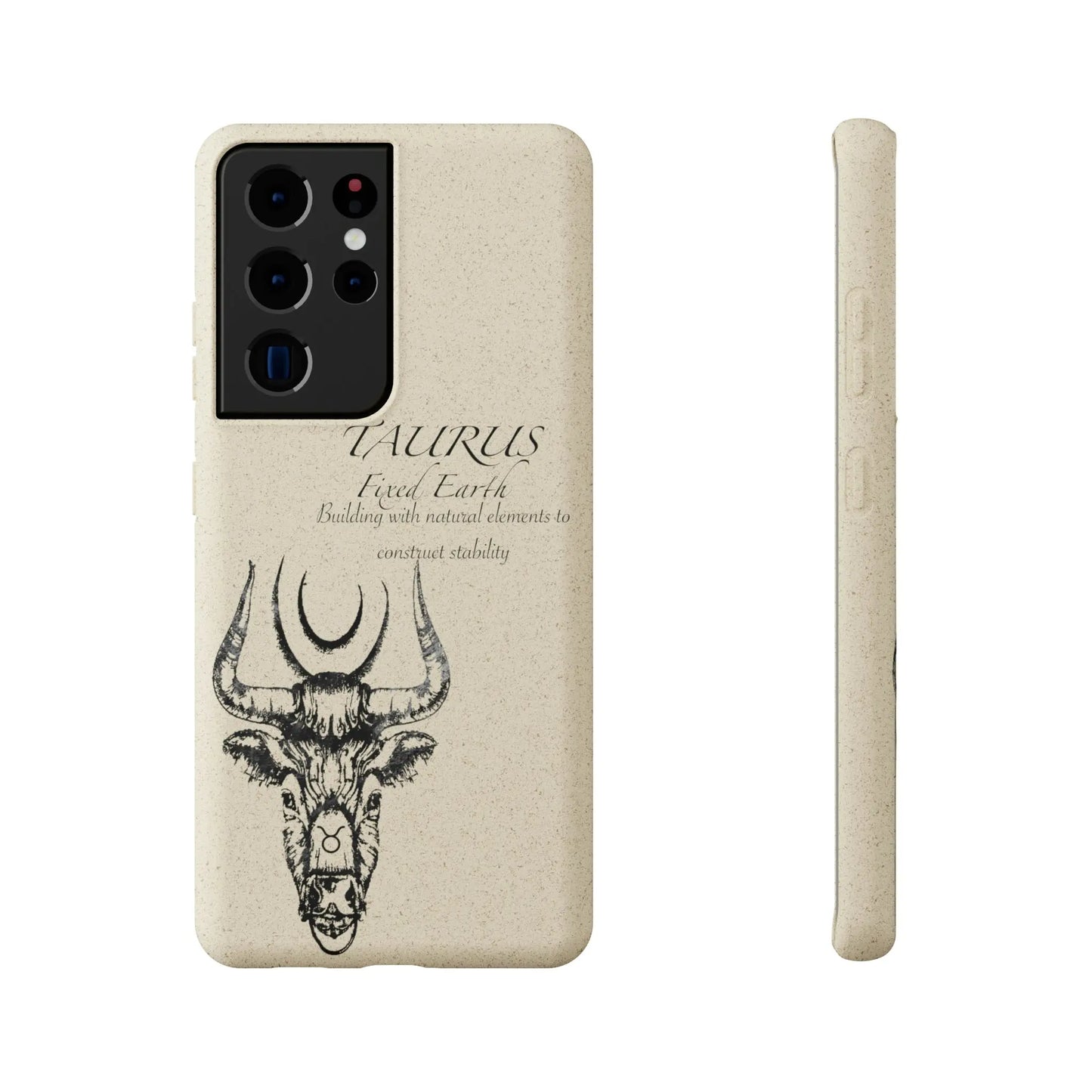 Taurus Zodiac Biodegradable Phone Case Printify