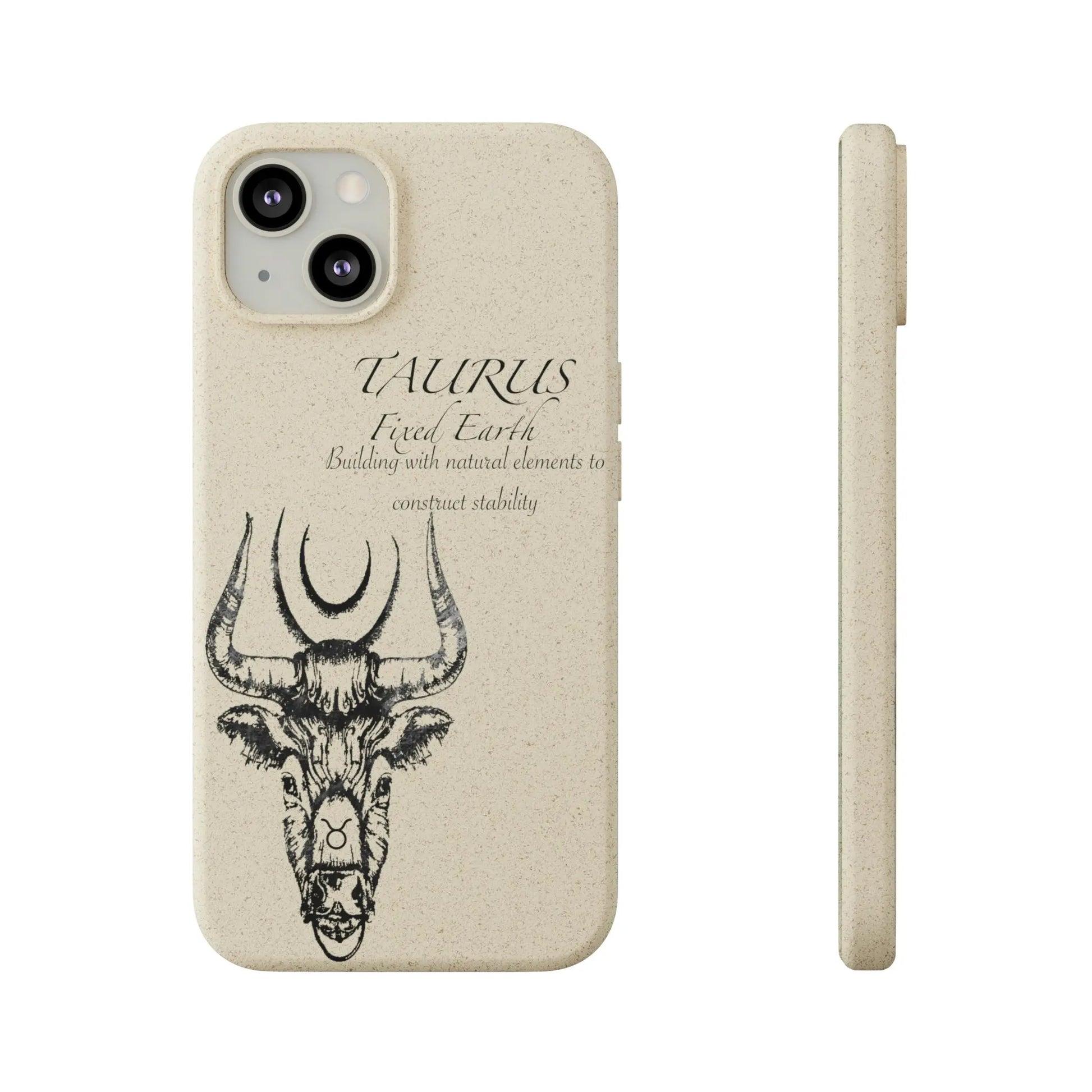 Taurus Zodiac Biodegradable Phone Case Printify