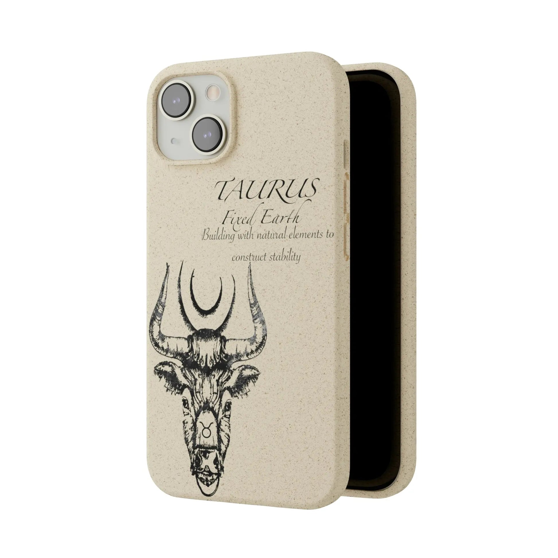 Taurus Zodiac Biodegradable Phone Case Printify