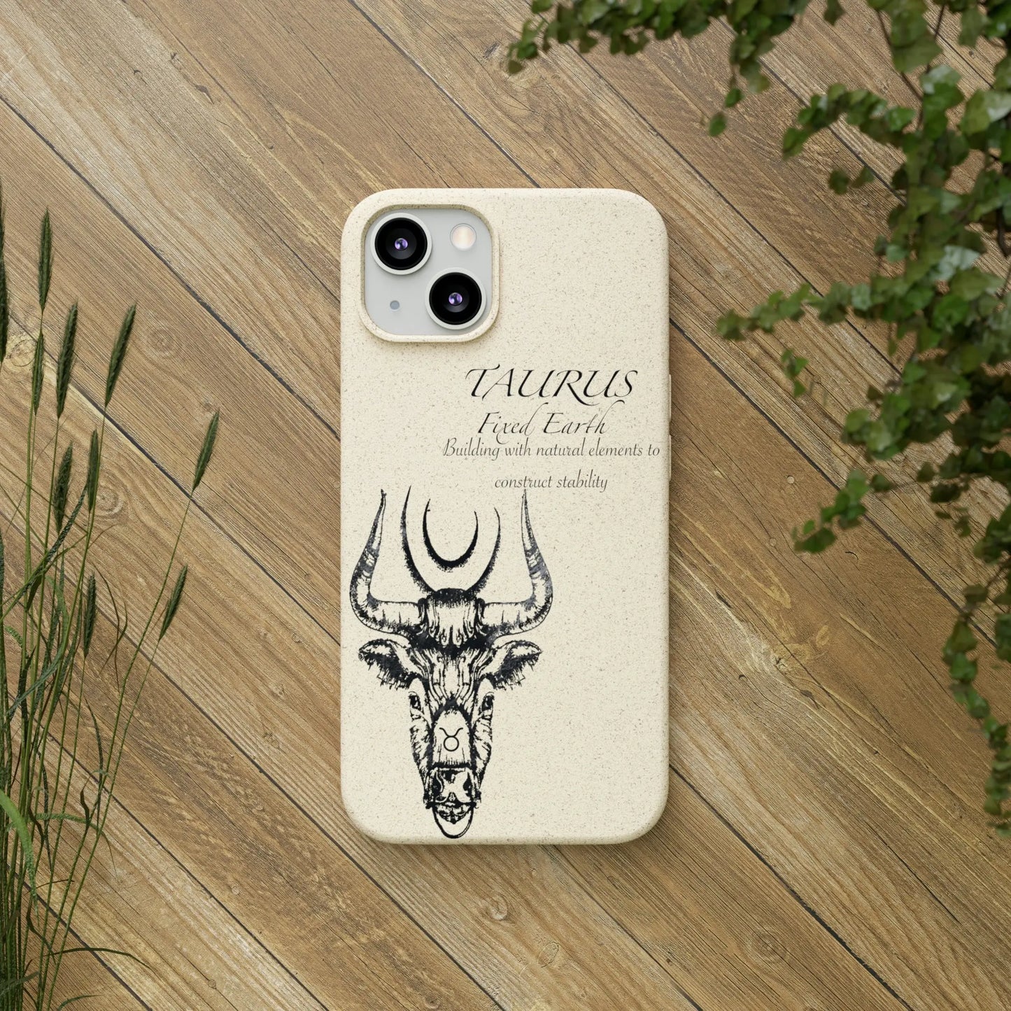 Taurus Zodiac Biodegradable Phone Case Printify