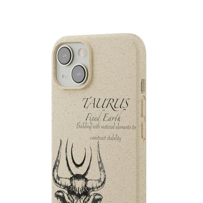 Taurus Zodiac Biodegradable Phone Case Printify