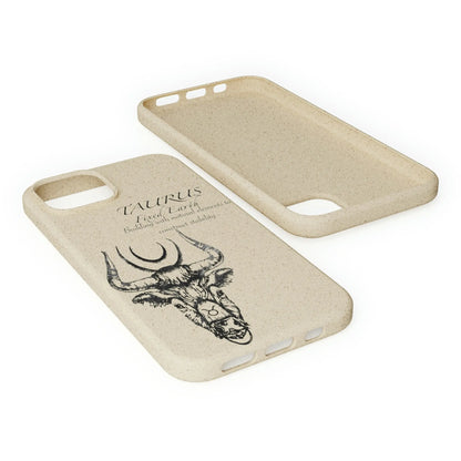 Taurus Zodiac Biodegradable Phone Case Printify