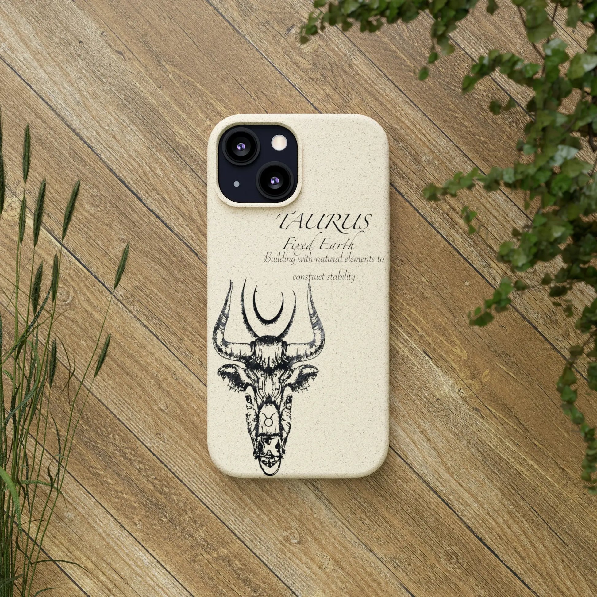 Taurus Zodiac Biodegradable Phone Case Printify