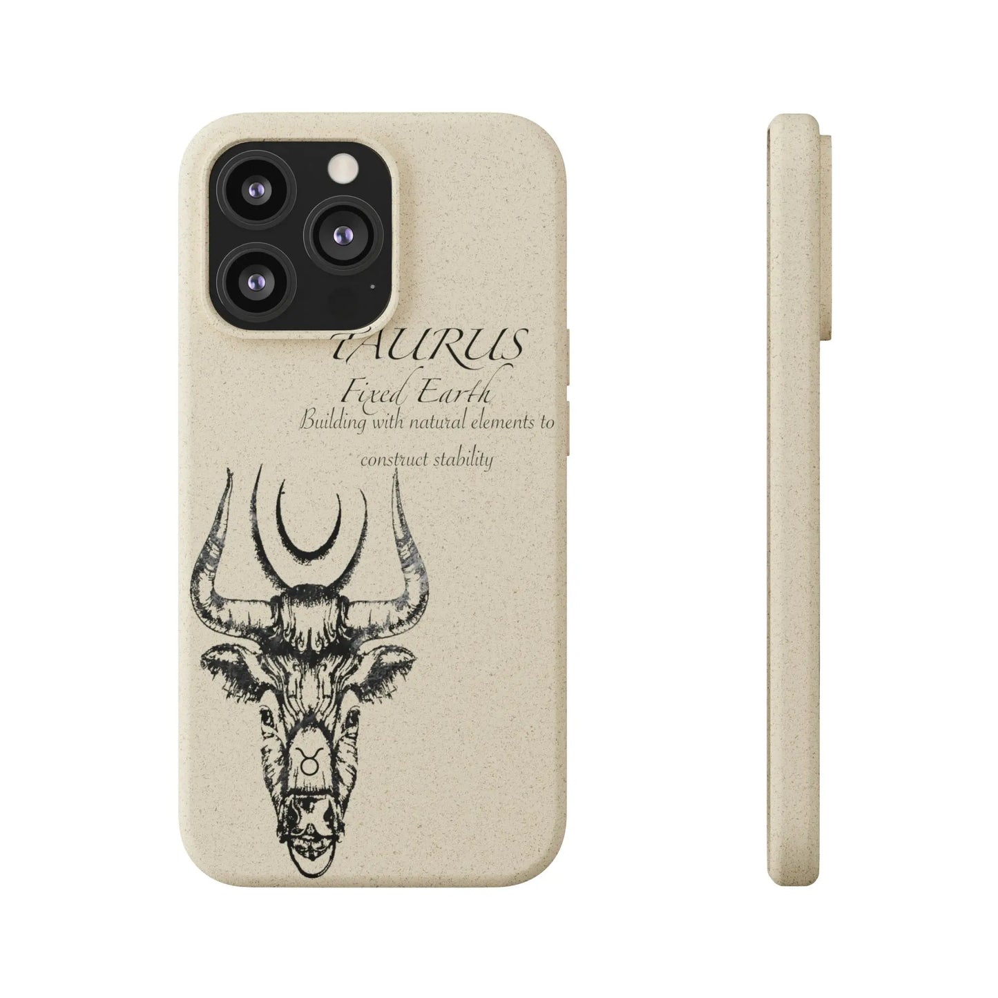 Taurus Zodiac Biodegradable Phone Case Printify