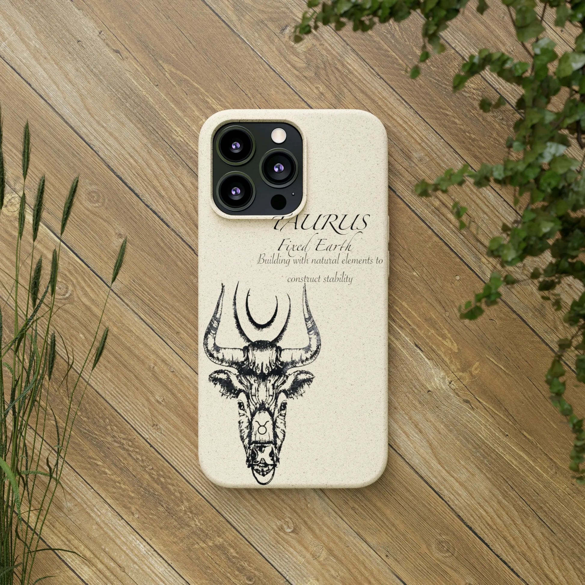 Taurus Zodiac Biodegradable Phone Case Printify