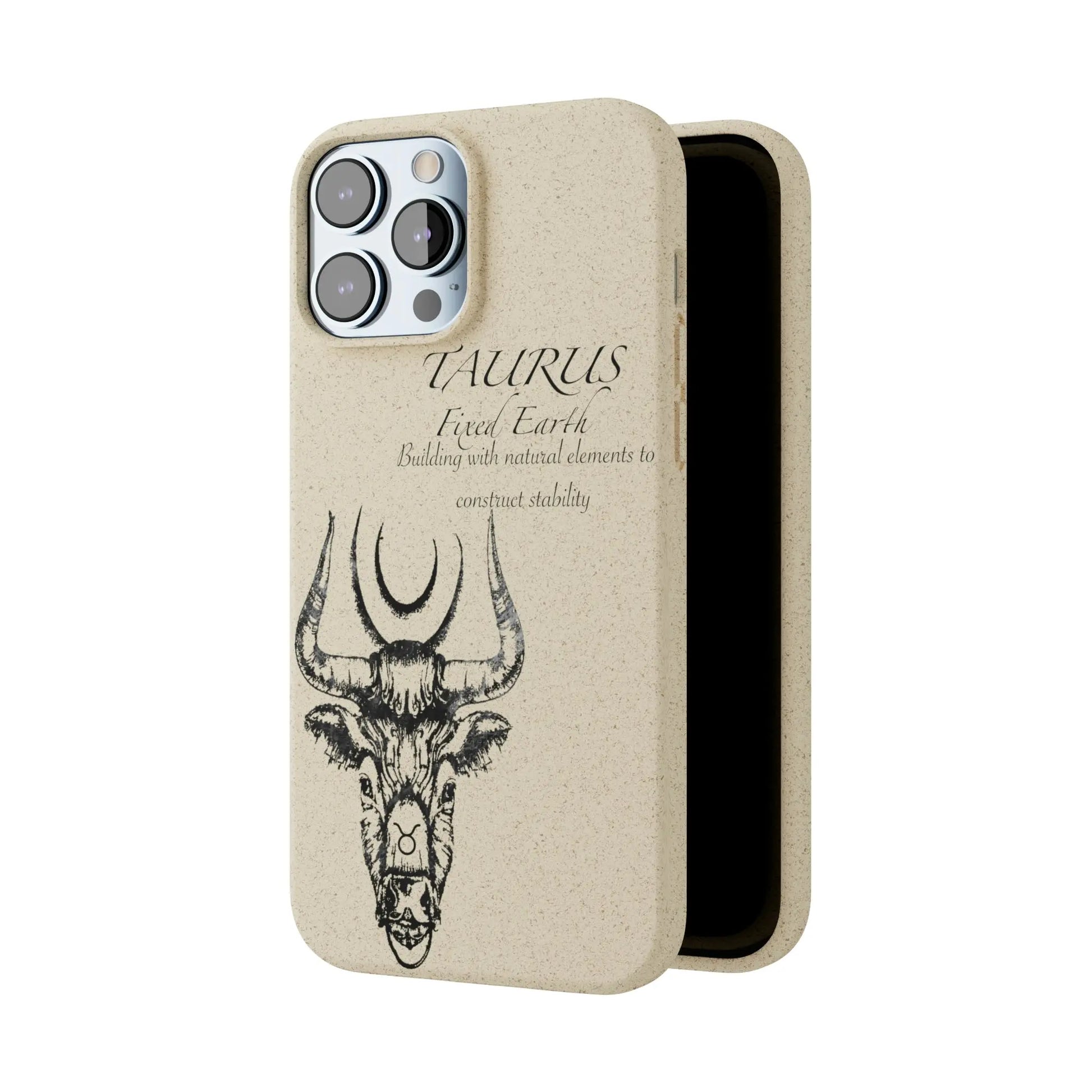 Taurus Zodiac Biodegradable Phone Case Printify