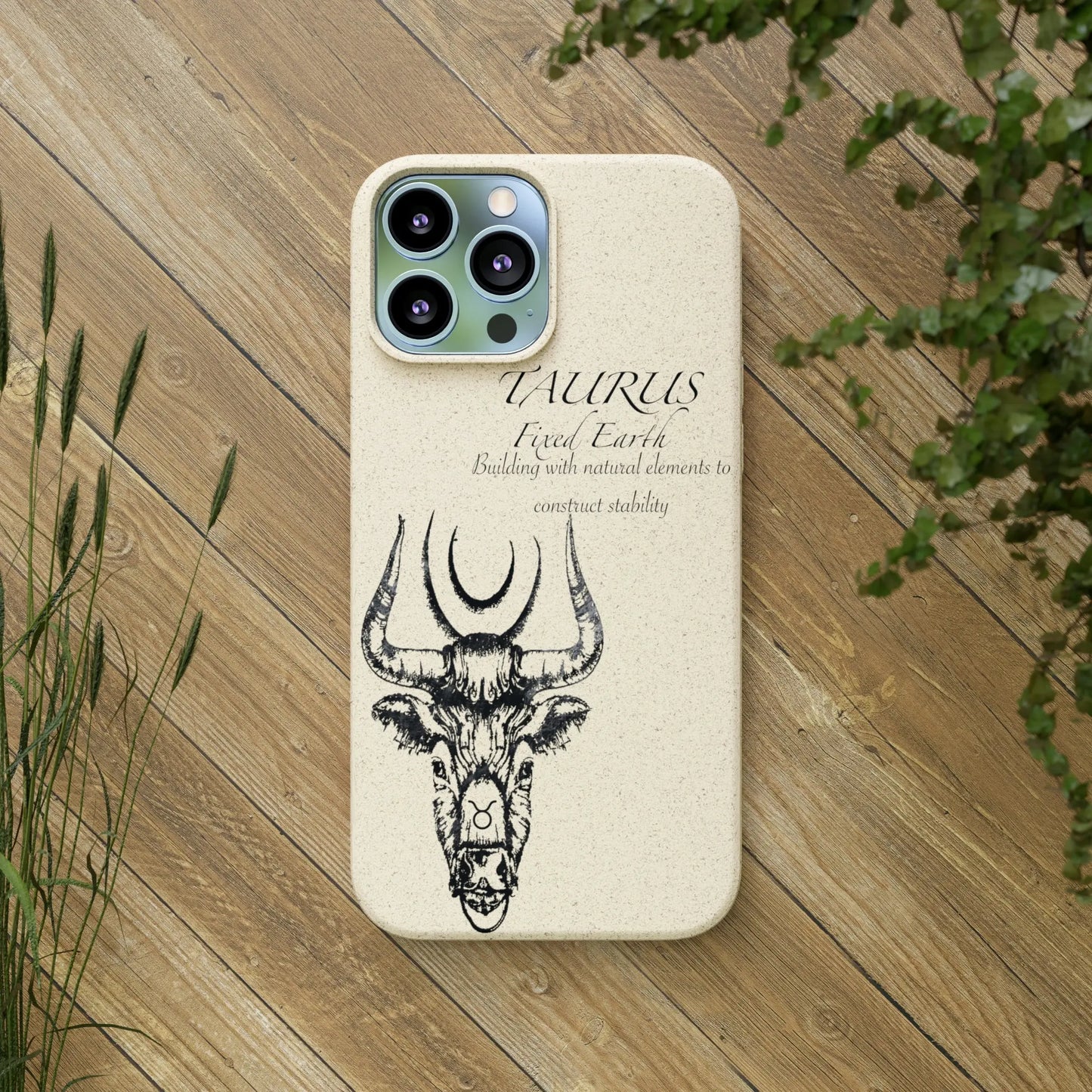 Taurus Zodiac Biodegradable Phone Case Printify