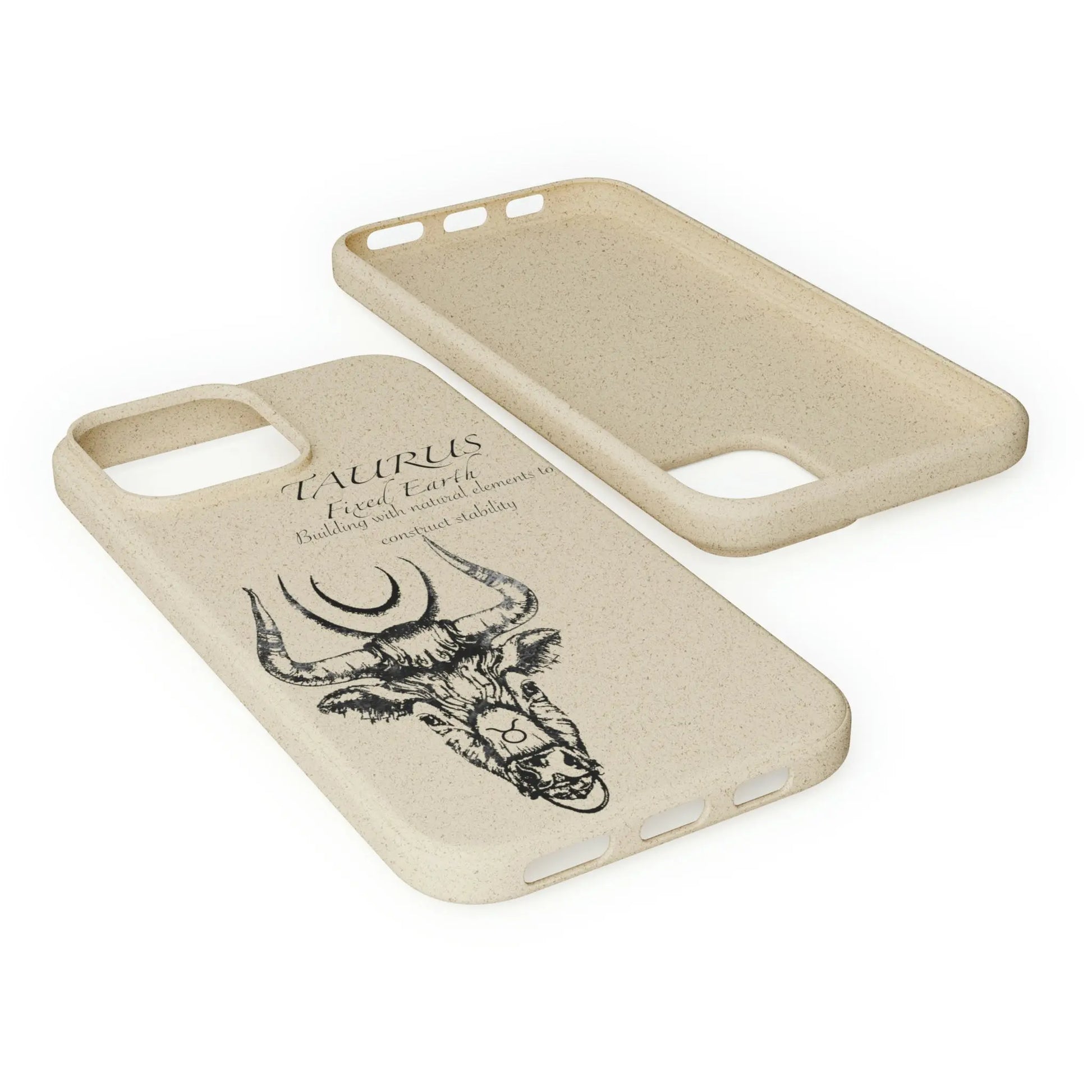 Taurus Zodiac Biodegradable Phone Case Printify