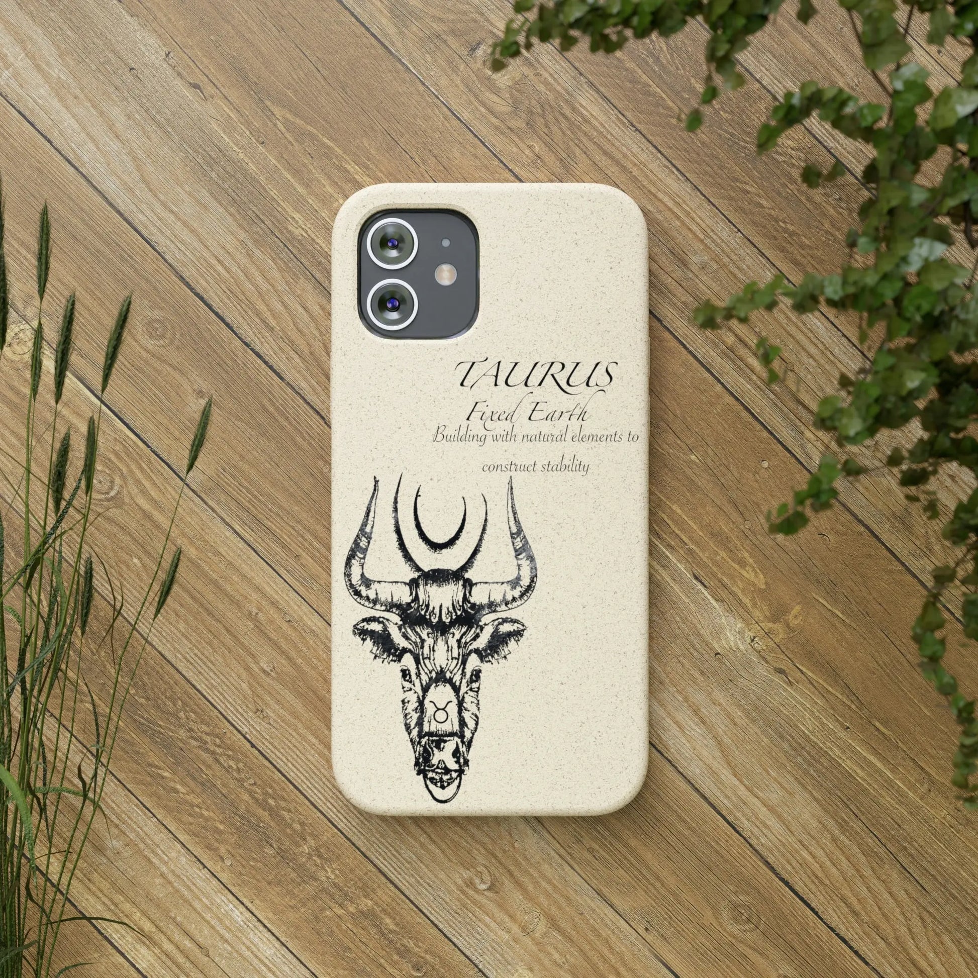 Taurus Zodiac Biodegradable Phone Case Printify