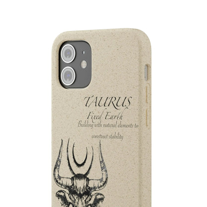 Taurus Zodiac Biodegradable Phone Case Printify