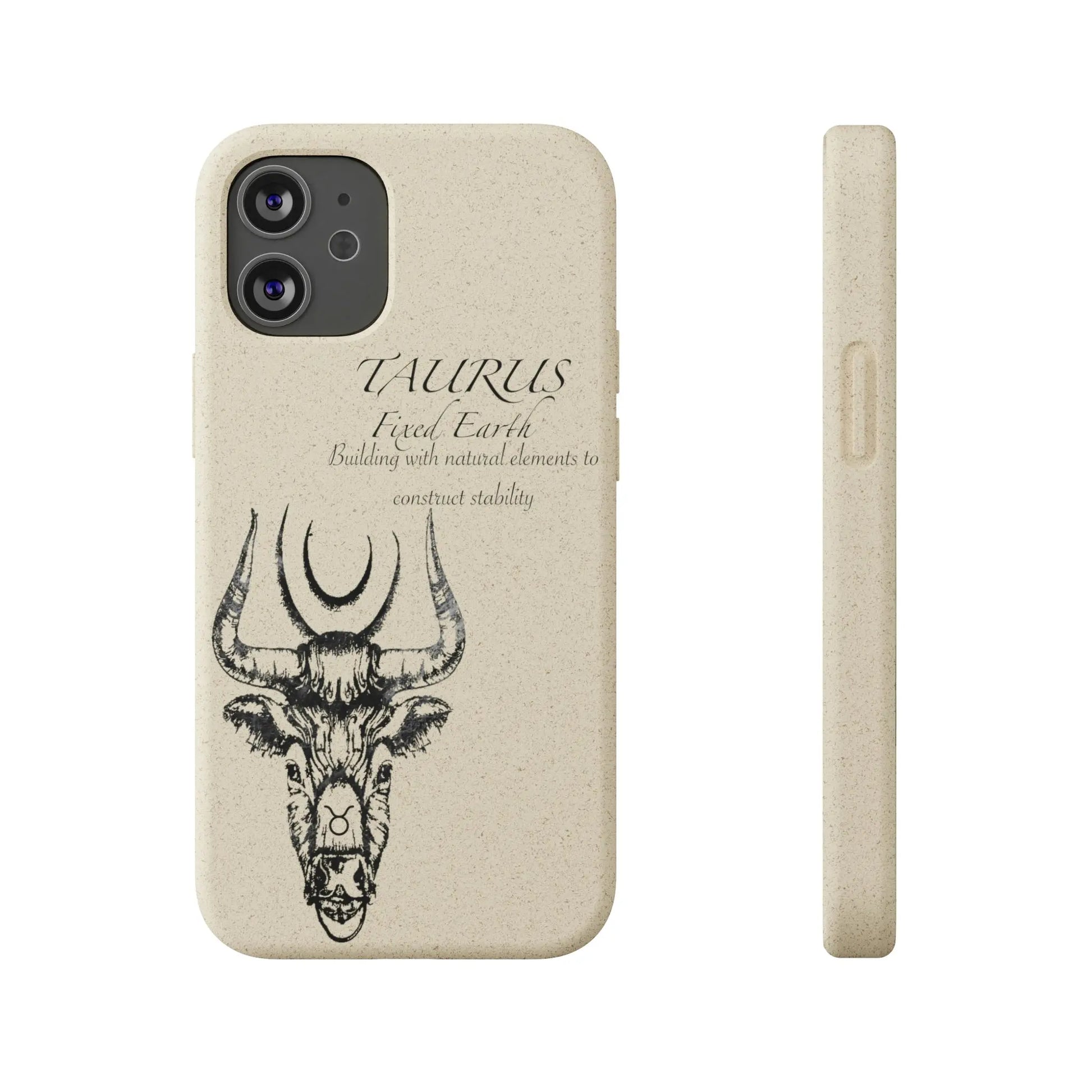 Taurus Zodiac Biodegradable Phone Case Printify